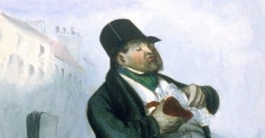 Caricature d'un banquier par Honoré Daumier