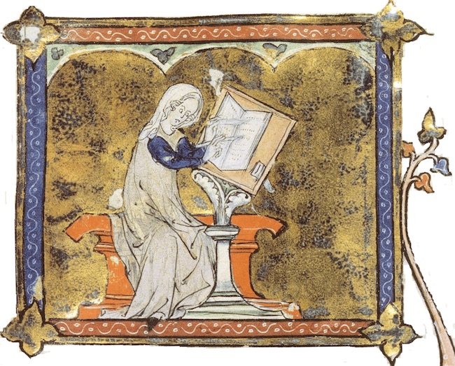 Première page d’un manuscrit des Fables de Marie de France, XIIIe siècle