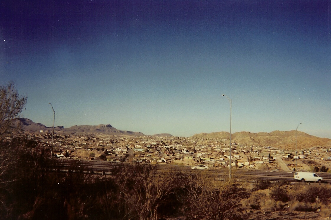 Ciudad Juarez vue depuis El Paso