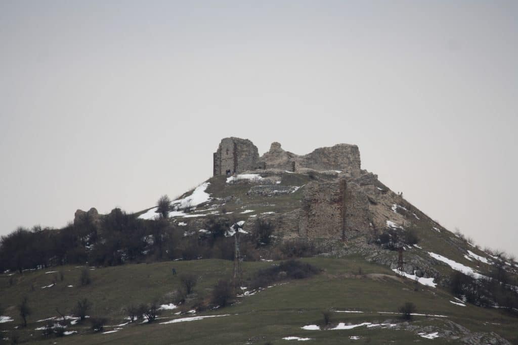 Une forteresse en ruines au Kosovo