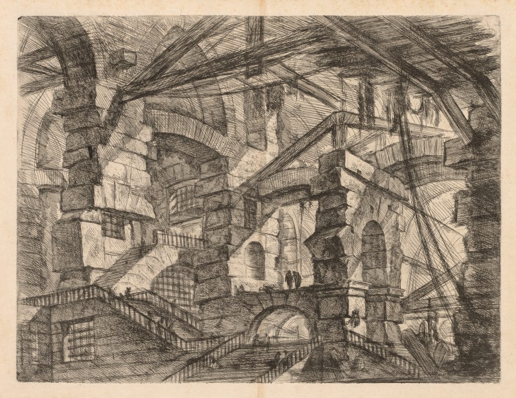 Les Prisons imaginaires de Giovanni Battista Piranesi (1745)