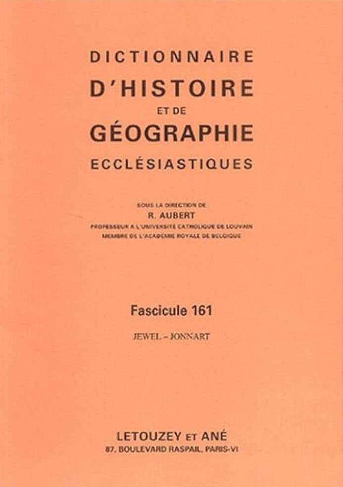 Dictionnaire d’histoire et de géographie ecclésiastiques
