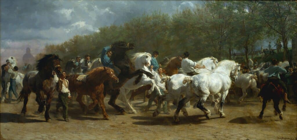 Bernadette Lizet. Le cheval en robe de mariée. Des marchands de chevaux en France.